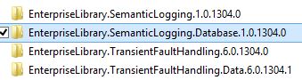 EL6NugetSemanticLoggingPackages