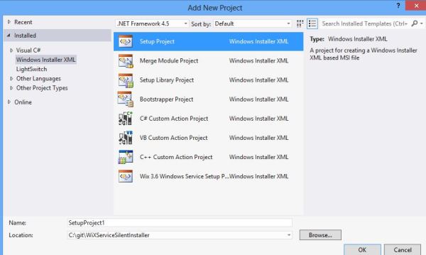 WiXNewProject