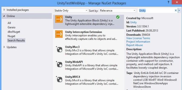 NugetUnityWin8
