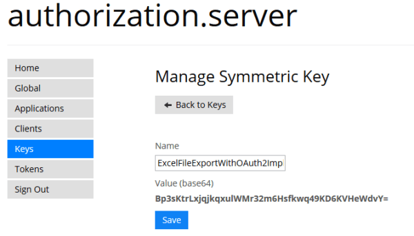 excelExportOAuth2_07_Key