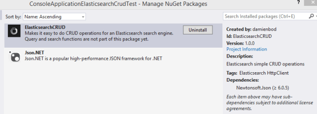 Elasticsearch CRUD .NET provider | Software Engineering