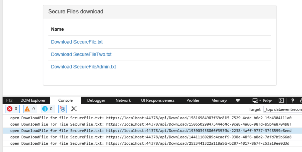 Angular secure file download without using an access token in URL or ...