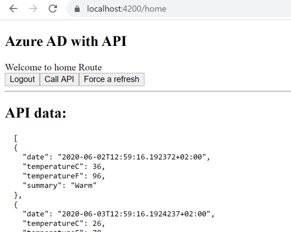 Angular Spa With An Aspnet Core Api Using Azure Ad Auth Secure ASP.NET