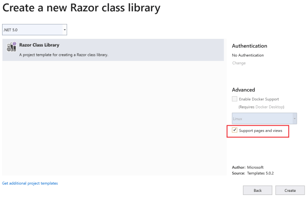 Using ASP.NET Core Controllers and Razor Pages from a separate shared ...