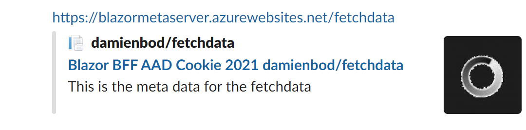 Setting dynamic Metadata for Blazor Web assembly | Software Engineering