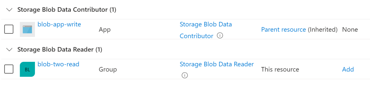 Delegated read and application write access to blob storage using ASP ...